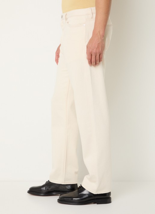 SAMSØE SAMSØE Saeddie straight leg jeans met gekleurde wassing - detail 2 beige