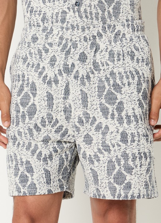 SAMSØE SAMSØE Sajabari straight fit korte broek met steekzakken - detail 3 indigo