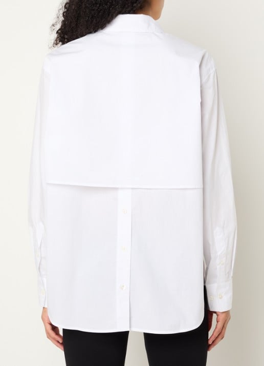 SAMSØE SAMSØE Salovani blouse - achterkant 3 wit