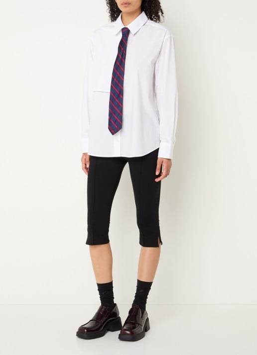 SAMSØE SAMSØE Salovani blouse - voorkant 2 wit