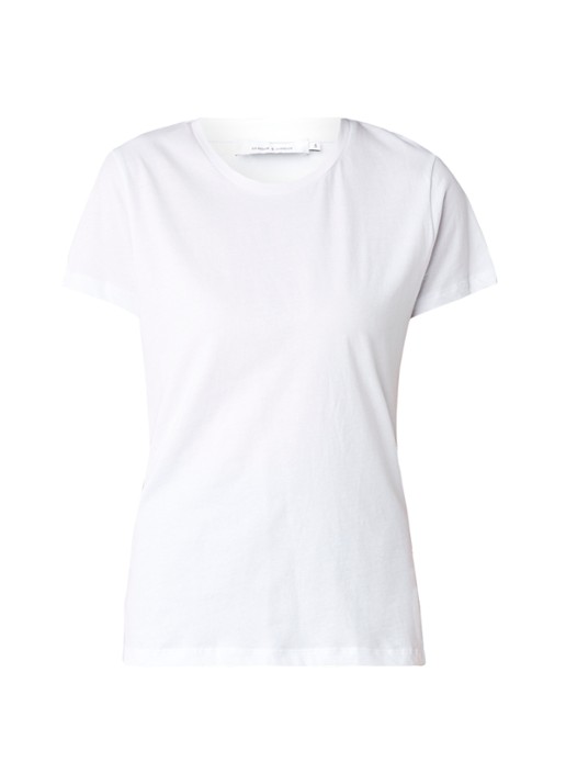SAMSØE SAMSØE Solly T-shirt van katoen - voorkant 2 wit