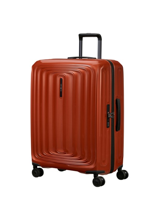 Samsonite 2Wander vergrootbare spinner 75 cm - voorkant 3 roodbruin