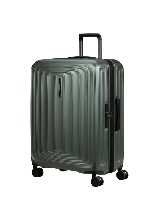 Samsonite 2Wander vergrootbare spinner 75 cm - voorkant 3 olijfgroen