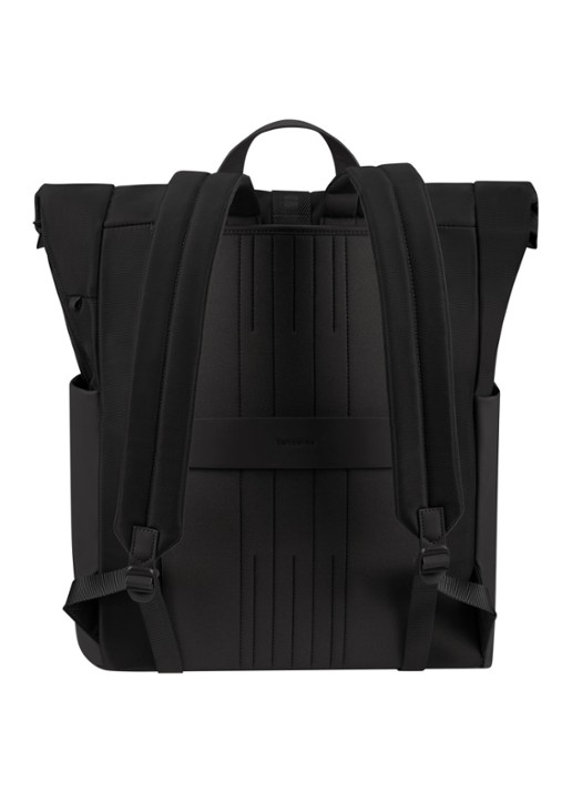 Samsonite 4Pack rolltop rugzak met 15,6 inch laptopvak - achterkant 3 zwart