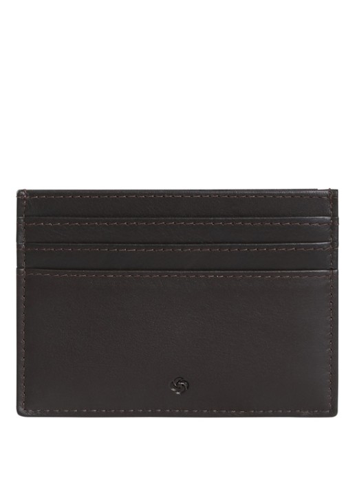 Samsonite Attack 3.0 SLG pasjeshouder van leer - achterkant 4 bruin