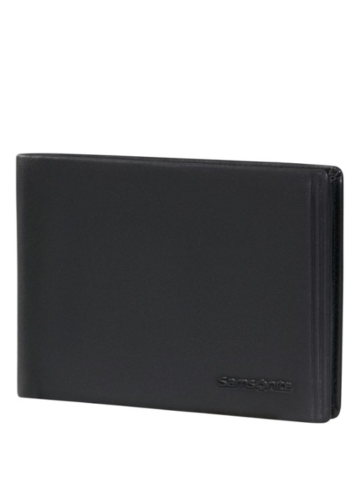 Samsonite Attack 3,0 SLG portemonnee van leer - voorkant 3 zwart