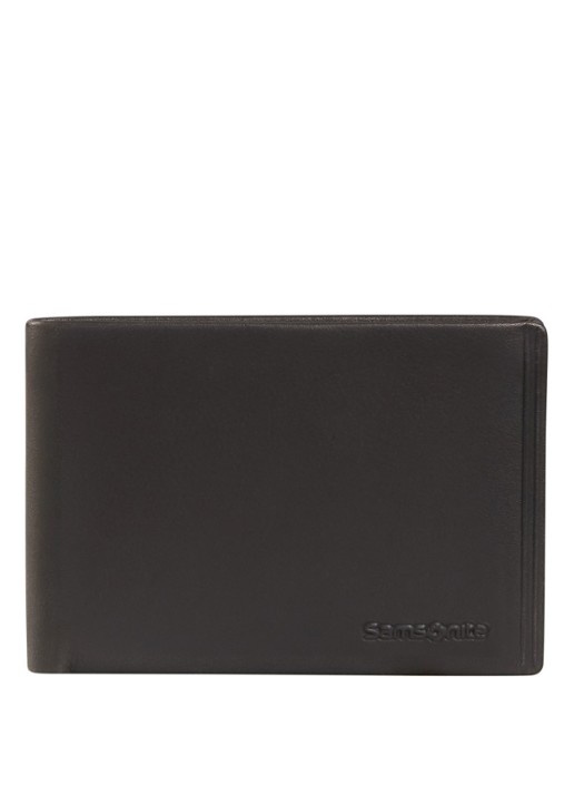 Samsonite Attack 3,0 SLG portemonnee van leer - voorkant bruin