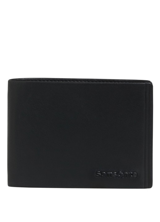 Samsonite Attack 3.0 SLG portemonnee van leer - voorkant 2 zwart