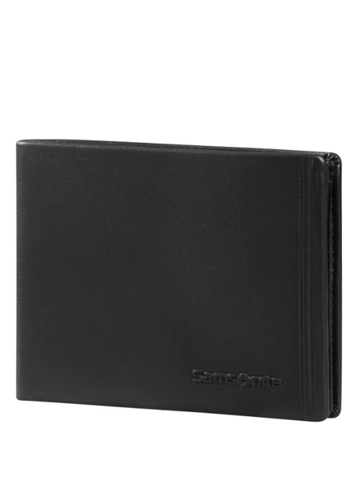 Samsonite Attack 3.0 SLG portemonnee van leer - voorkant 2 zwart