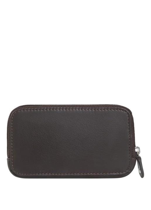Samsonite Attack 3.0 SLG sleuteletui van leer - achterkant bruin