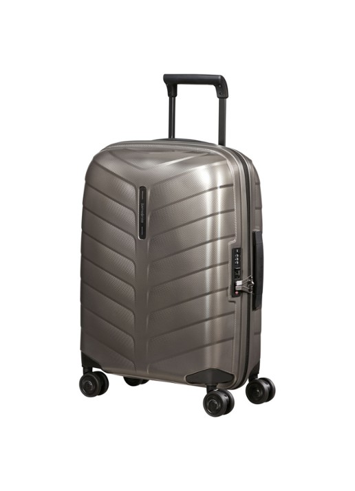 Samsonite Attrix vergrootbare spinner 55 cm - voorkant 5 antraciet