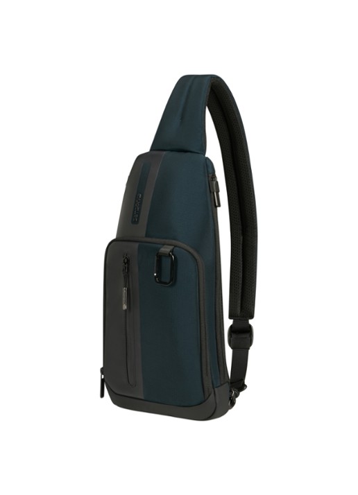 Samsonite Biz2Go M crossbodytas - voorkant 3 donkerblauw