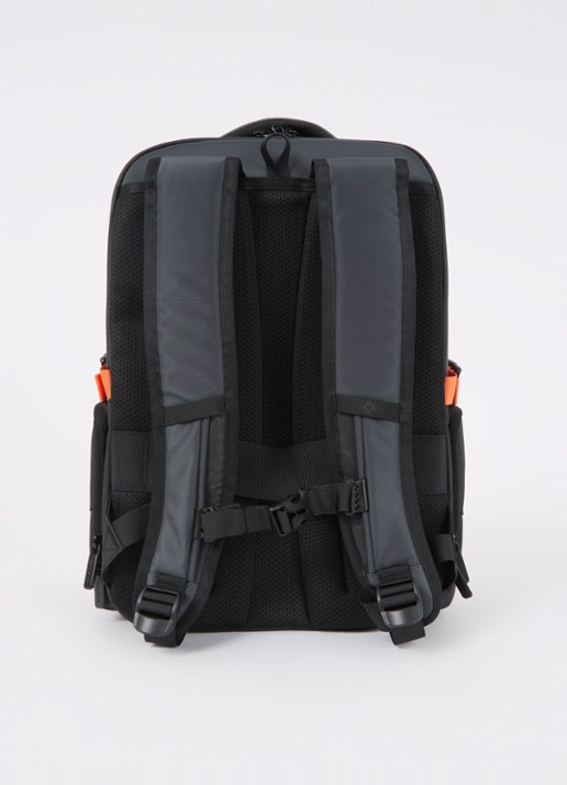 Samsonite Biz2Go rugzak met 15.6 inch laptopvak - achterkant donkergrijs