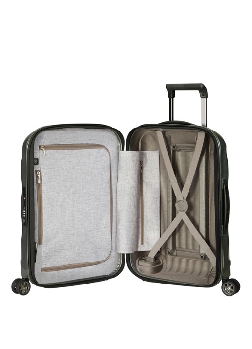 Samsonite C-Lite spinner 55 cm  - voorkant 5 groen
