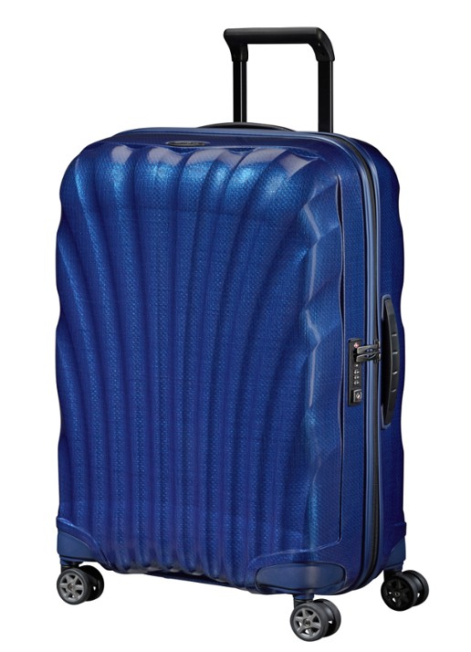 Samsonite C-Lite spinner 69 cm  - voorkant 2 deep blue