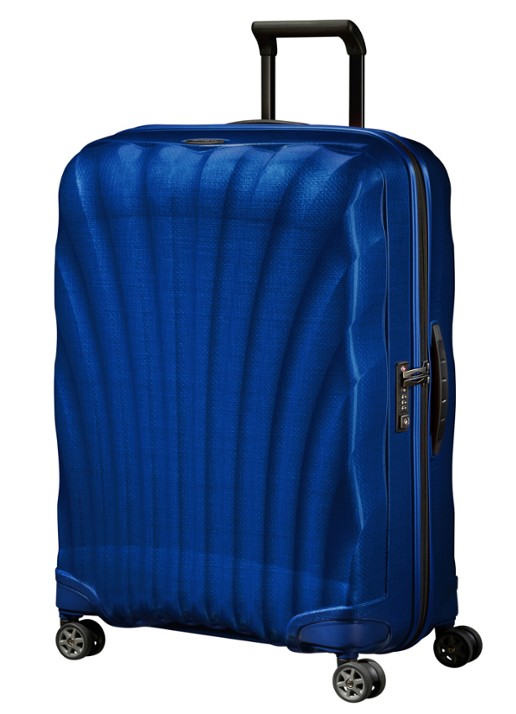 Samsonite C-Lite spinner 75 cm  - voorkant 2 deep blue