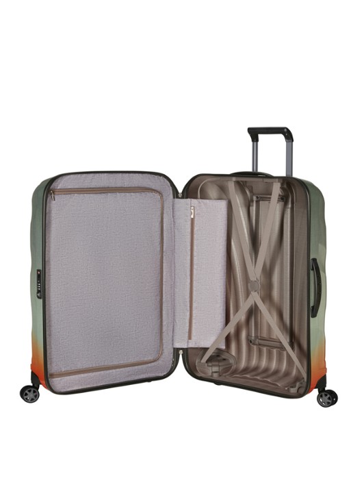 Samsonite C-Lite spinner 75 cm - achterkant 2 oranje