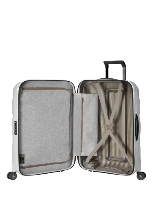 Samsonite C-Lite spinner 81 cm - detail gebroken wit
