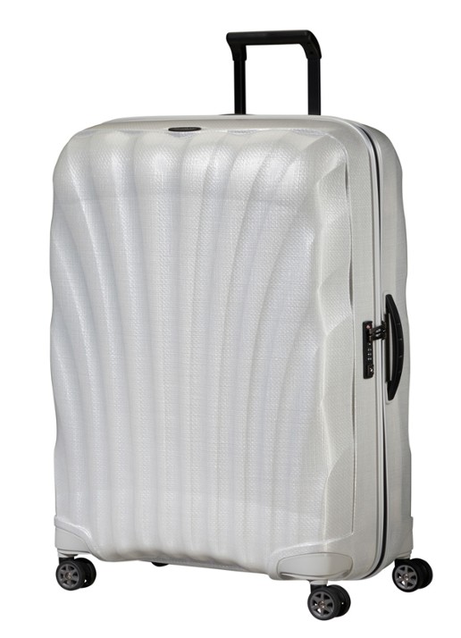 Samsonite C-Lite spinner 81 cm - voorkant 4 gebroken wit