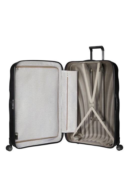 Samsonite C-Lite spinner 86 cm - voorkant 2 zwart