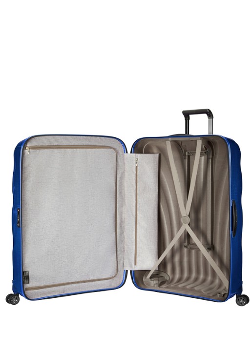 Samsonite C-Lite spinner 86 cm - achterkant kobaltblauw