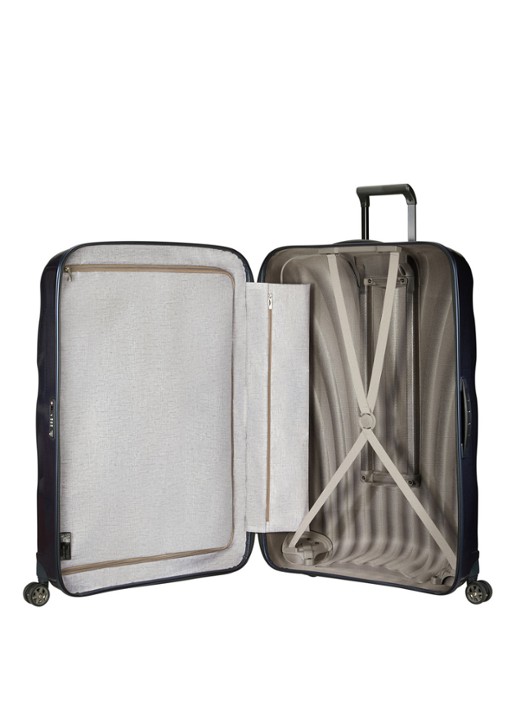 Samsonite C-Lite spinner 86 cm - voorkant 2 blauw