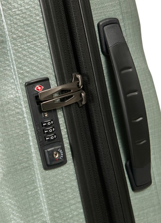 Samsonite C-Lite vergrootbare spinner 55 cm - detail 3 oranje