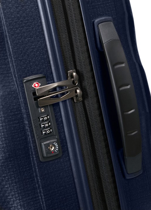 Samsonite C-Lite vergrootbare spinner 55 cm - detail 2 donkerblauw