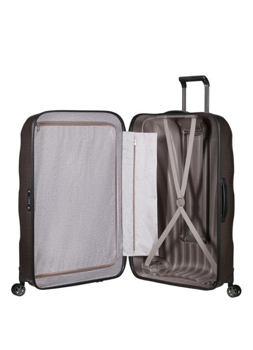 Samsonite C-Lite vergrootbare spinner 81 cm - detail aubergine