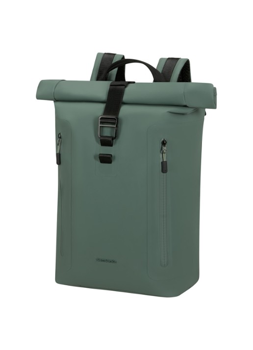 Samsonite Caotify rugzak met 15,6 inch laptopvak - voorkant 2 olijfgroen