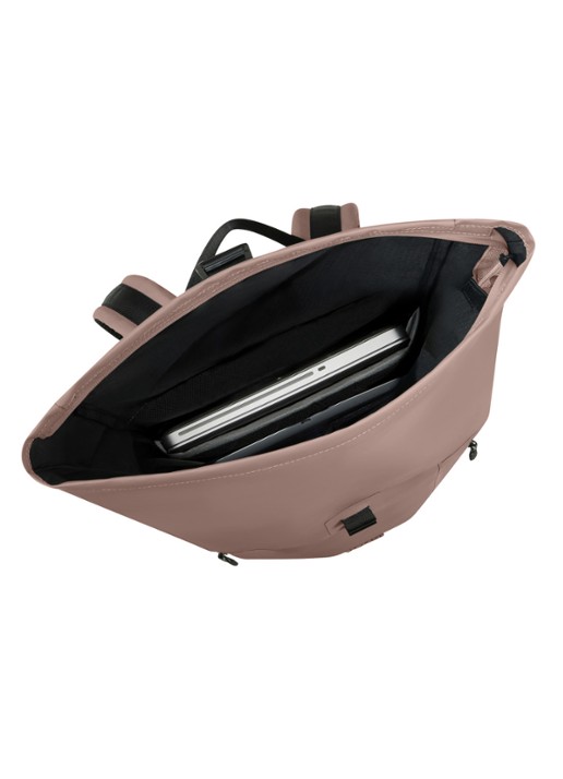 Samsonite Coatify rolltop rugzak met 14,1 inch laptopvak - detail 4 oudroze