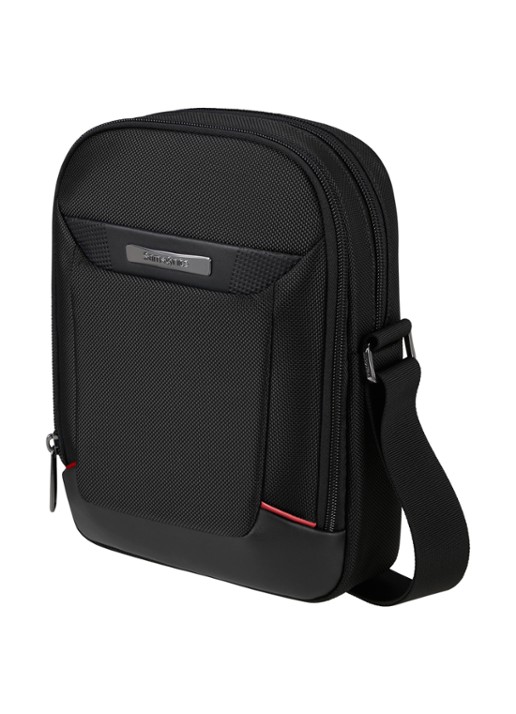 Samsonite Crossbodytas met logo  - voorkant 4 zwart