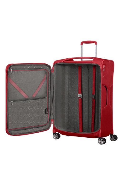 Samsonite D'LITE spinner 78 cm  - voorkant 7 steenrood