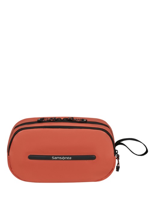 Samsonite Ecodiver toilettas - voorkant oranjerood