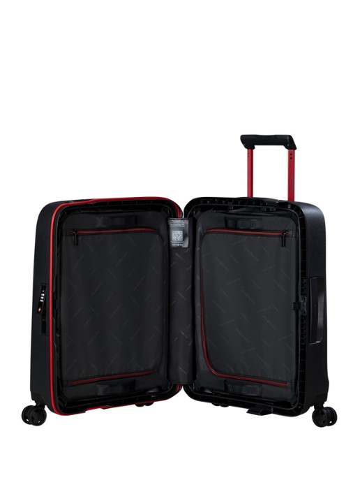 Samsonite Essens spinner 55 cm - voorkant 4 zwart