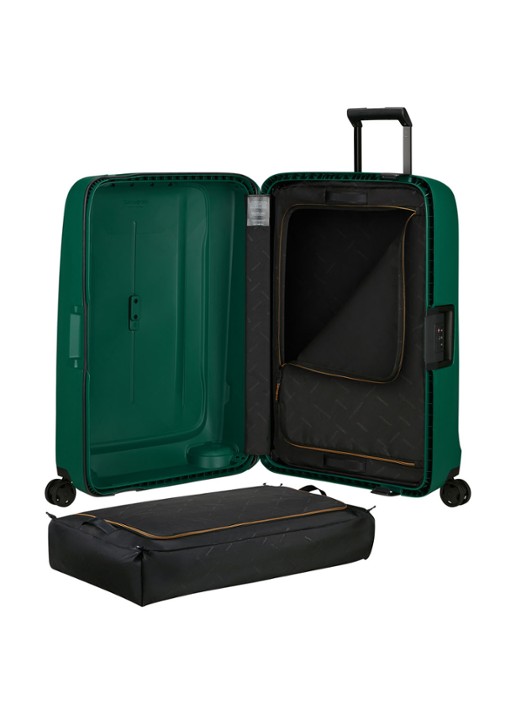 Samsonite Essens spinner 69 cm - achterkant donkergroen