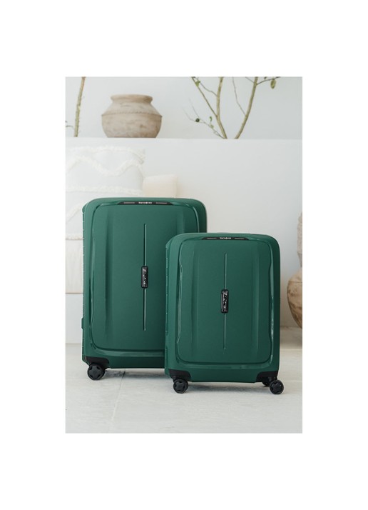 Samsonite Essens spinner 75 cm - voorkant 5 donkergroen