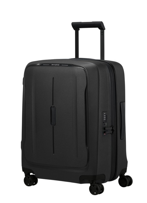 Samsonite Essens vergrootbare spinner 55 cm - voorkant 2 zwart