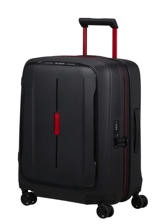Samsonite Essens vergrootbare spinner 55 cm - voorkant 4 donkerrood