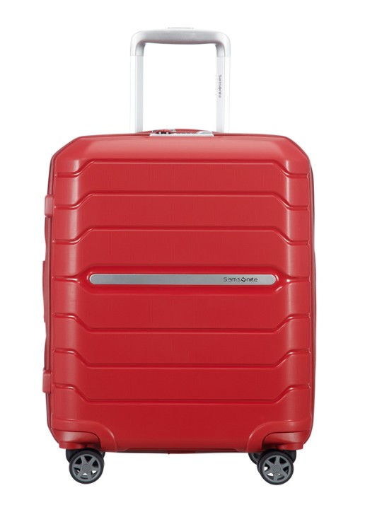 Samsonite Flux vergrootbare spinner 55 cm - voorkant rood