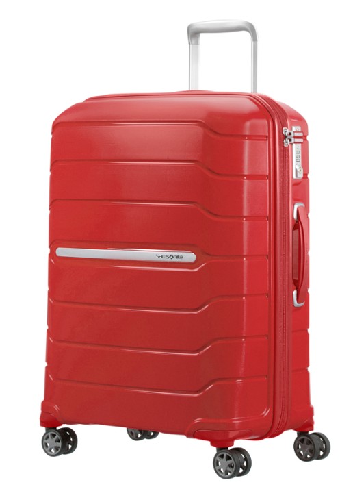 Samsonite Flux vergrootbare spinner 68 cm - voorkant 2 rood