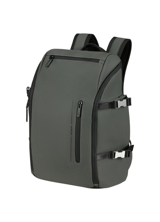 Samsonite Glam-Go rugzak met 14,1 inch laptopvak - voorkant 3 olijfgroen