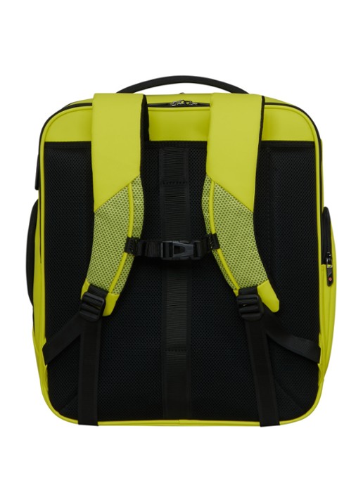 Samsonite Glazed M rugzak met 17 inch laptopvak - achterkant lime