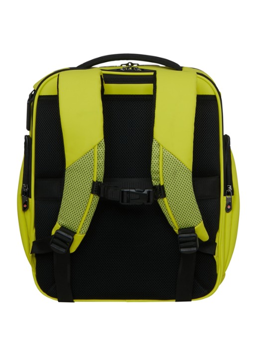 Samsonite Glazed S rugzak met 15 inch laptopvak - achterkant lime