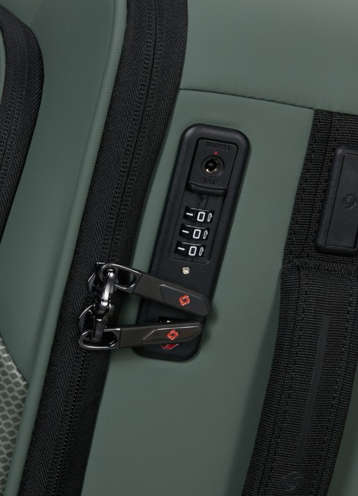 Samsonite Glazed vergrootbare spinner 55 cm - detail 4 mosgroen