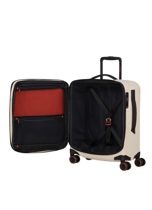 Samsonite Glazed vergrootbare spinner 55 cm - achterkant 5 zand