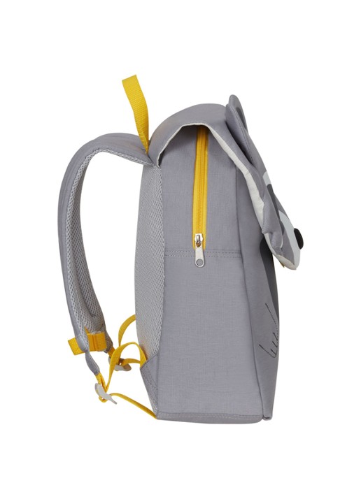 Samsonite Happy Sammies Raccoon Remy rugzak S+ met applicatie - detail 5 lichtgrijs