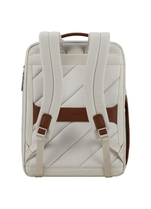 Samsonite Image Biz rugzak met 15.6 inch laptopvak - achterkant 5 ivory