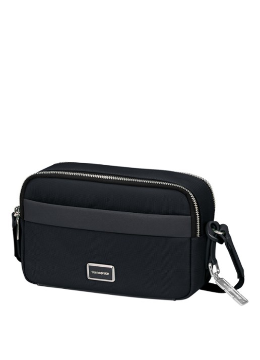 Samsonite Image Biz schoudertas met verstelbare schouderriem - voorkant 3 zwart