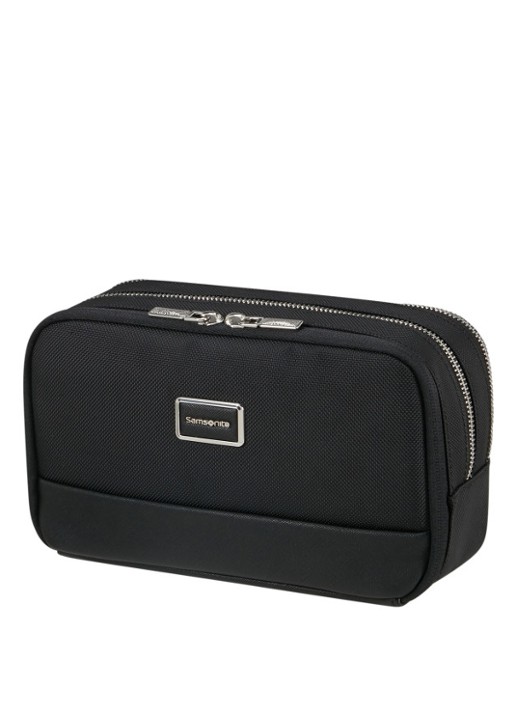 Samsonite Image Toilet Kit toilettas met logo - voorkant 3 zwart